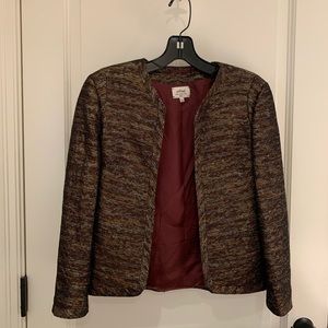 Wilfred metallic blazer